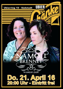 "Namoli Brennet Duo" – USA/D - Deutschlandtour - 21. April 2016 - Eintritt frei
