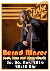"Bernd Rinser" Blues, Jazz, Country - Eintritt frei