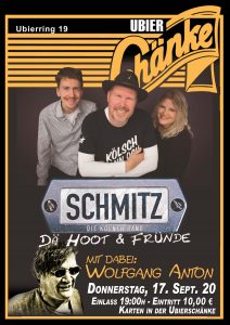 "Schmitz" trifft Wolfgang Anton. Eintritt 10,00 €